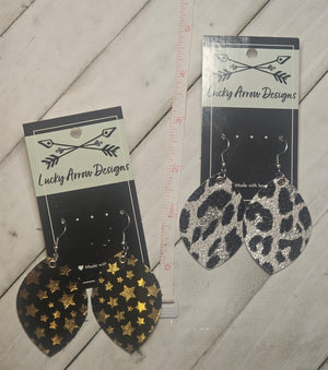 Genuine Leather Earrings