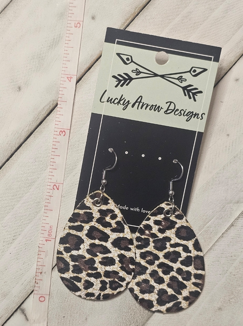 Genuine Leather Earrings