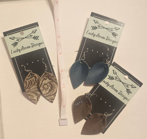 Genuine Leather Earrings