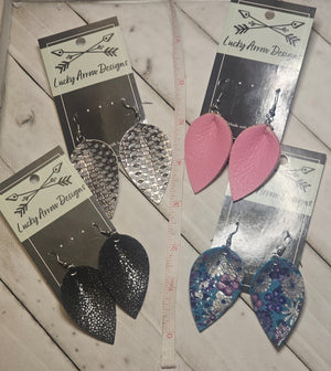 Genuine Leather Earrings