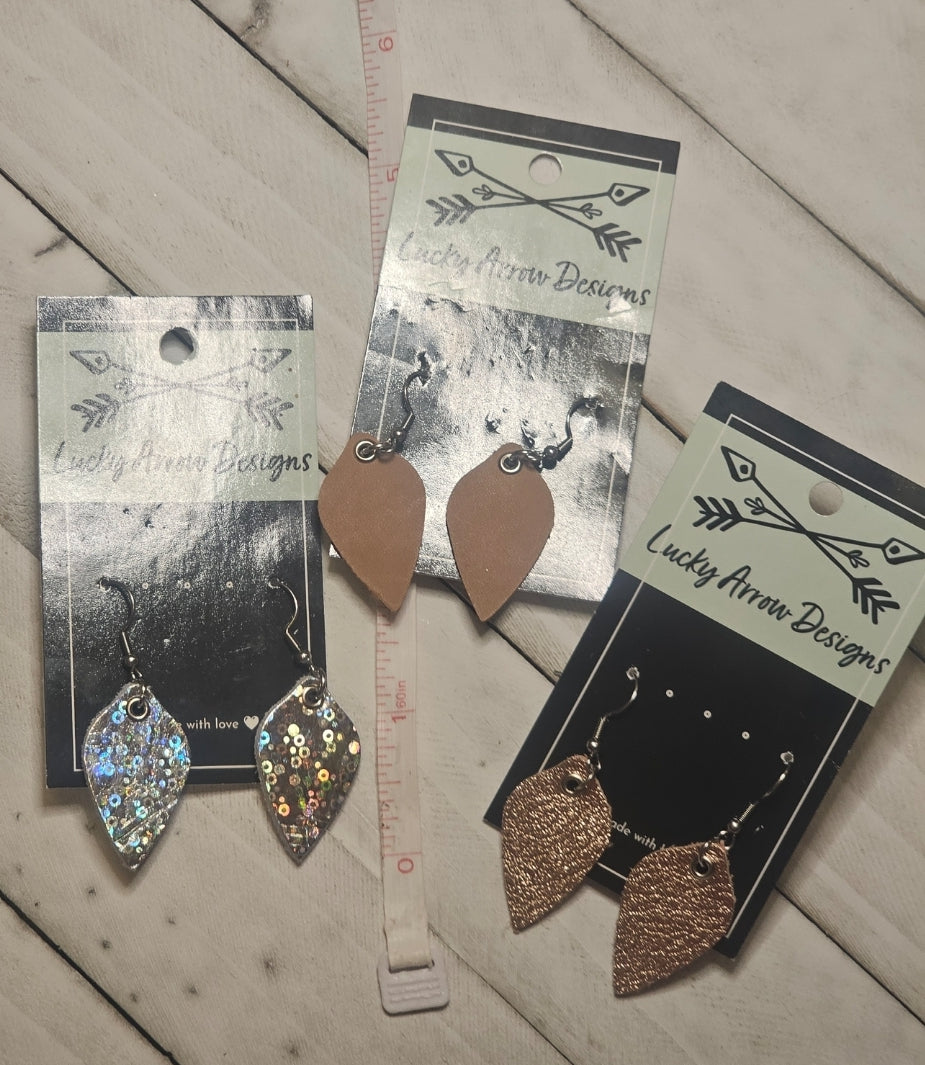 Genuine Leather Earrings