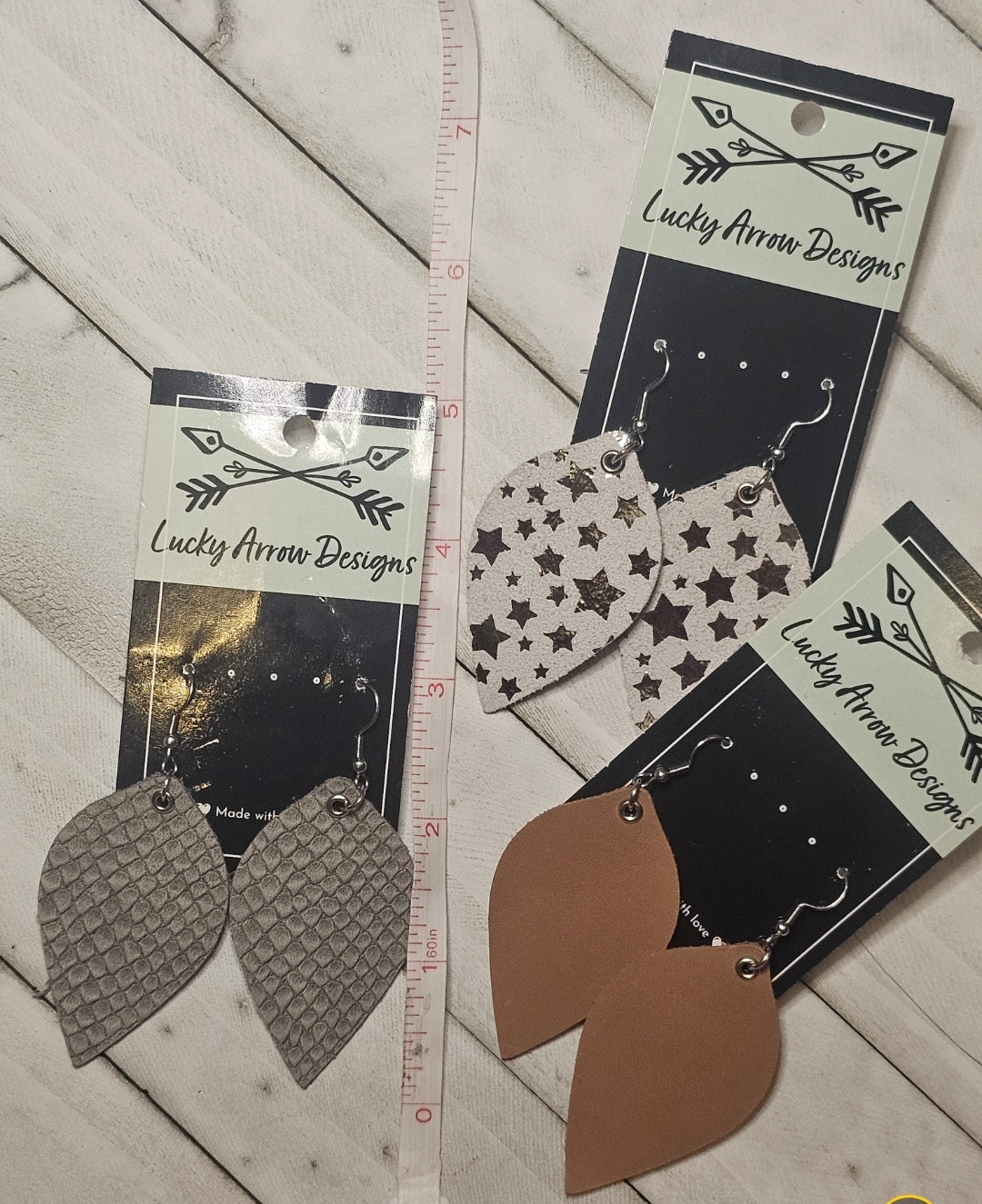 Genuine Leather Earrings