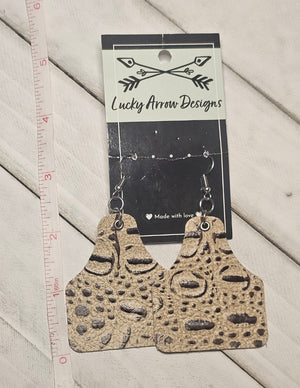 Genuine Leather Earrings