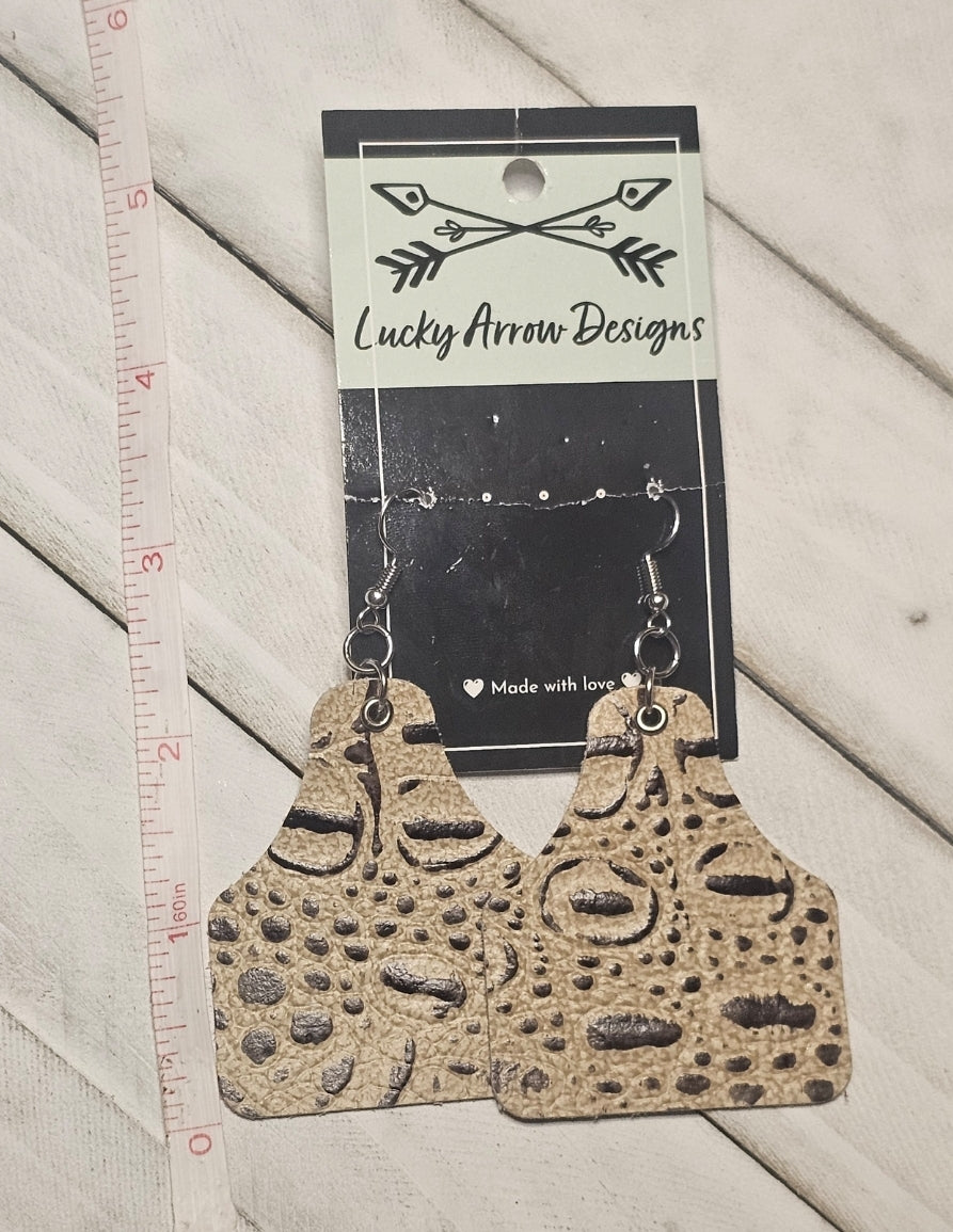 Genuine Leather Earrings