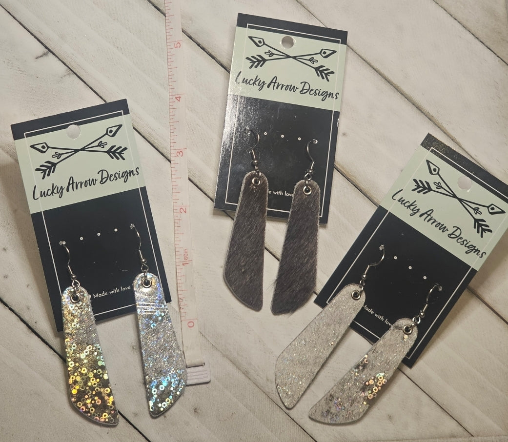Genuine Leather Earrings