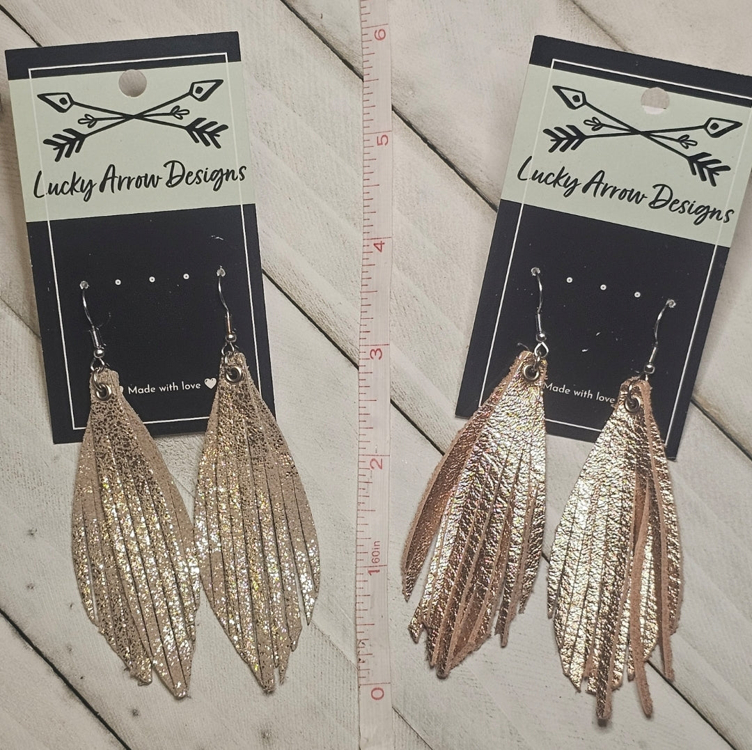 Genuine Leather Earrings