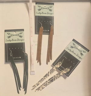 Genuine Leather Earrings