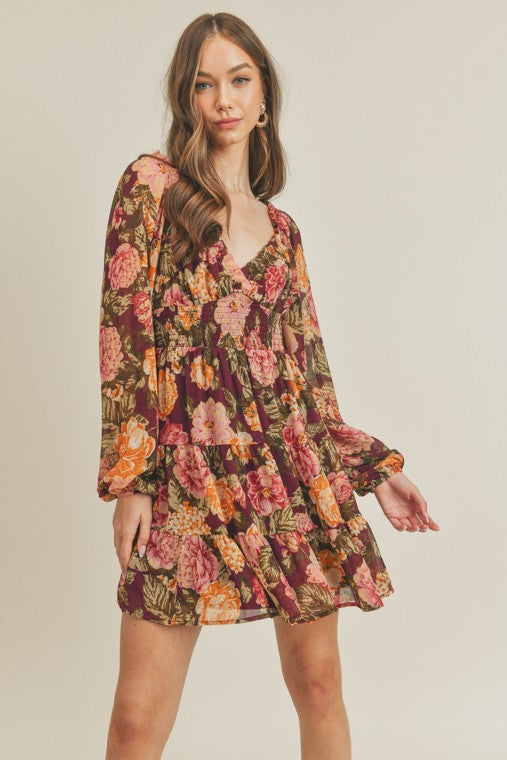 Floral Mini Dress