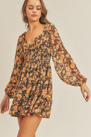 Floral Mini Dress