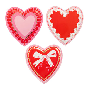 Vintage Heart Plates