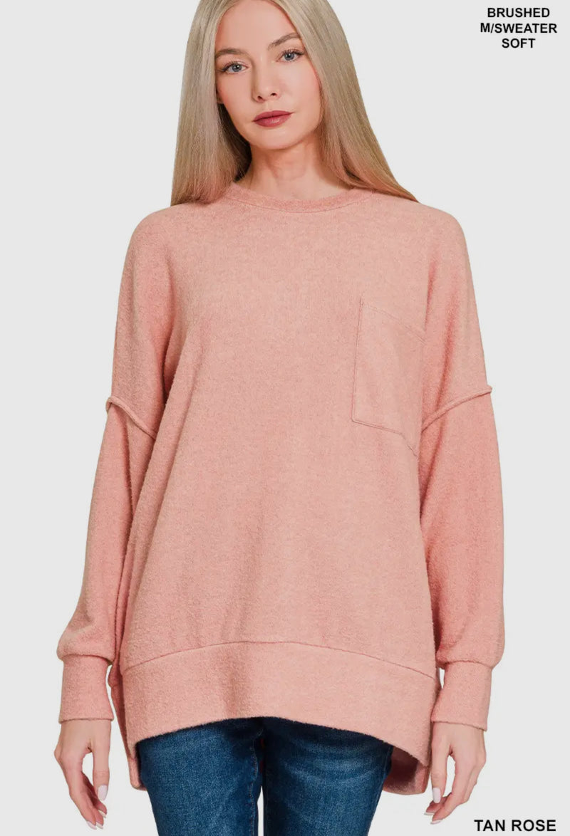 Brushed Hachi oversized sweater