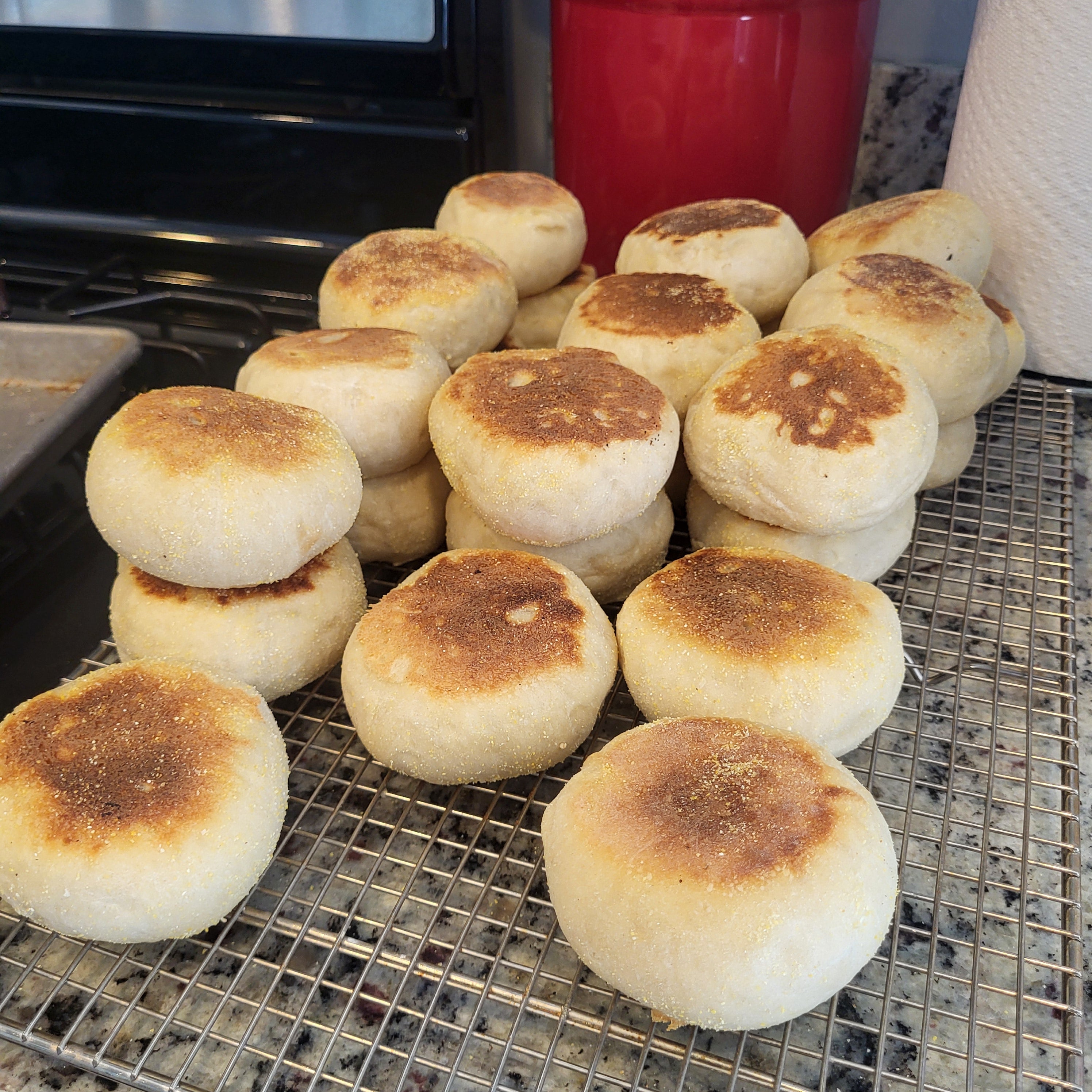Sourdough English Muffins