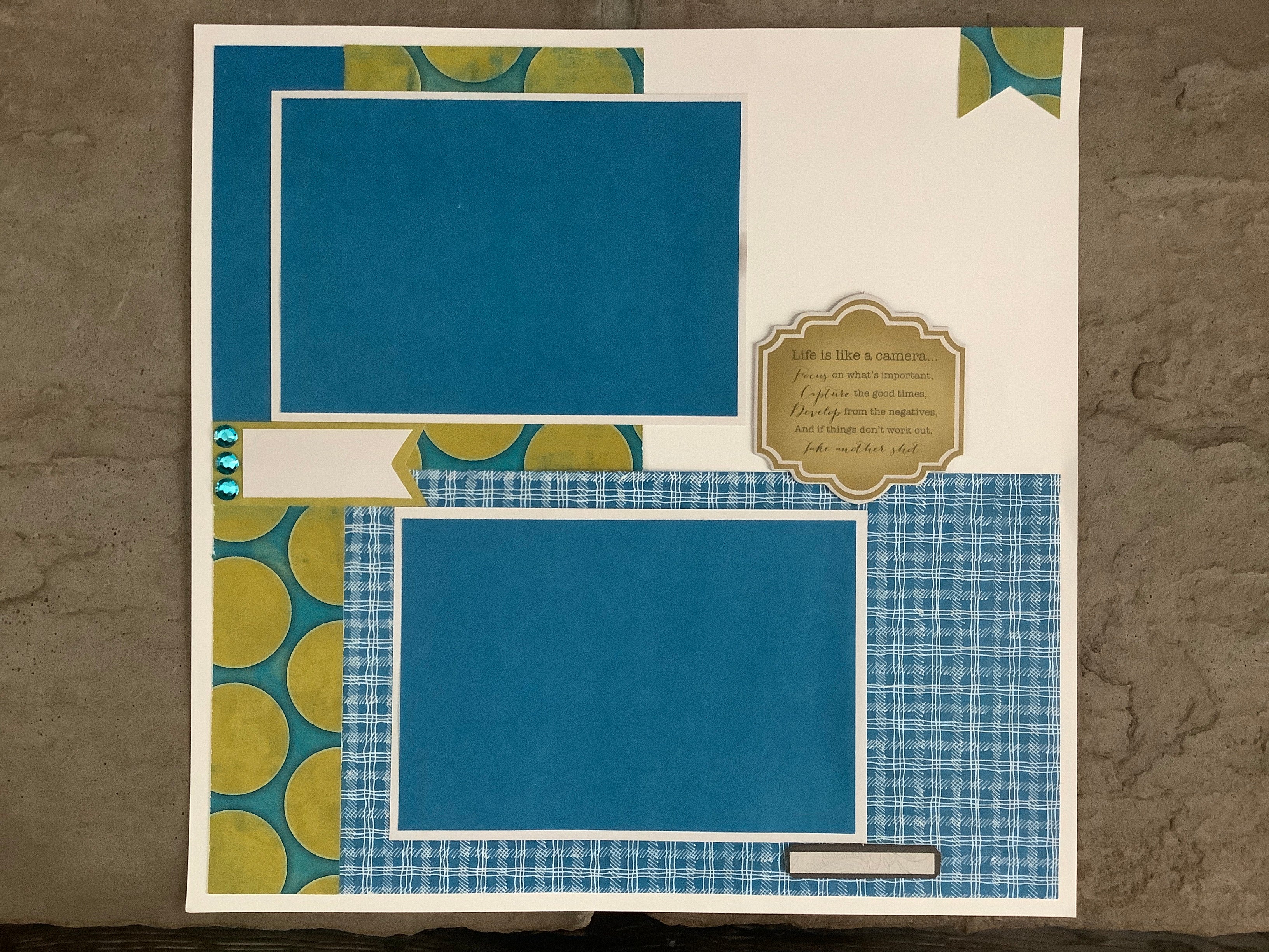 Premade Scrapbook Pages