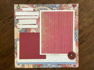 Premade Scrapbook Pages