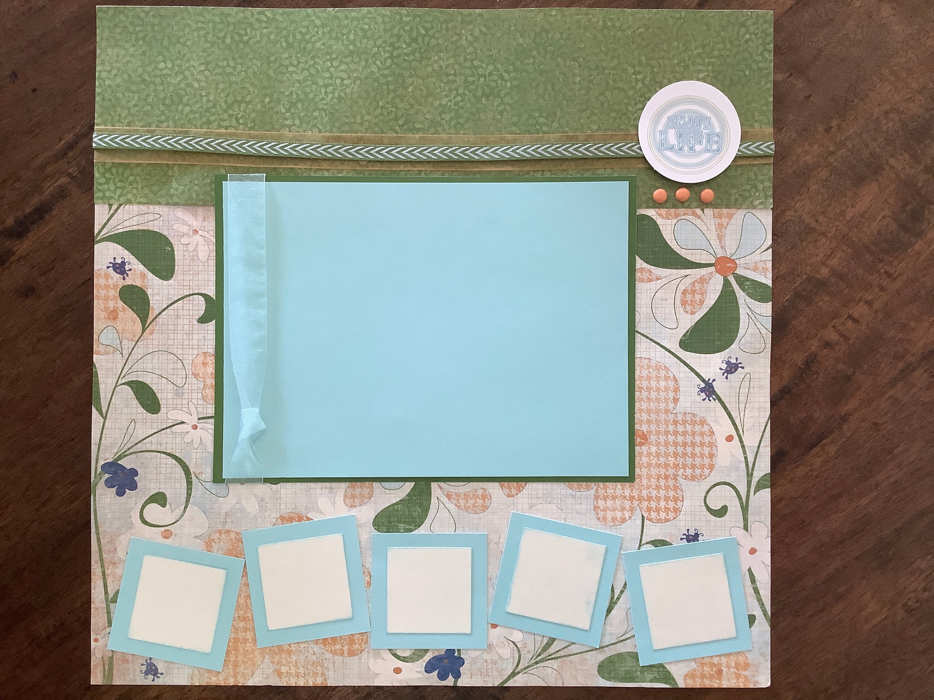 Premade Scrapbook Pages