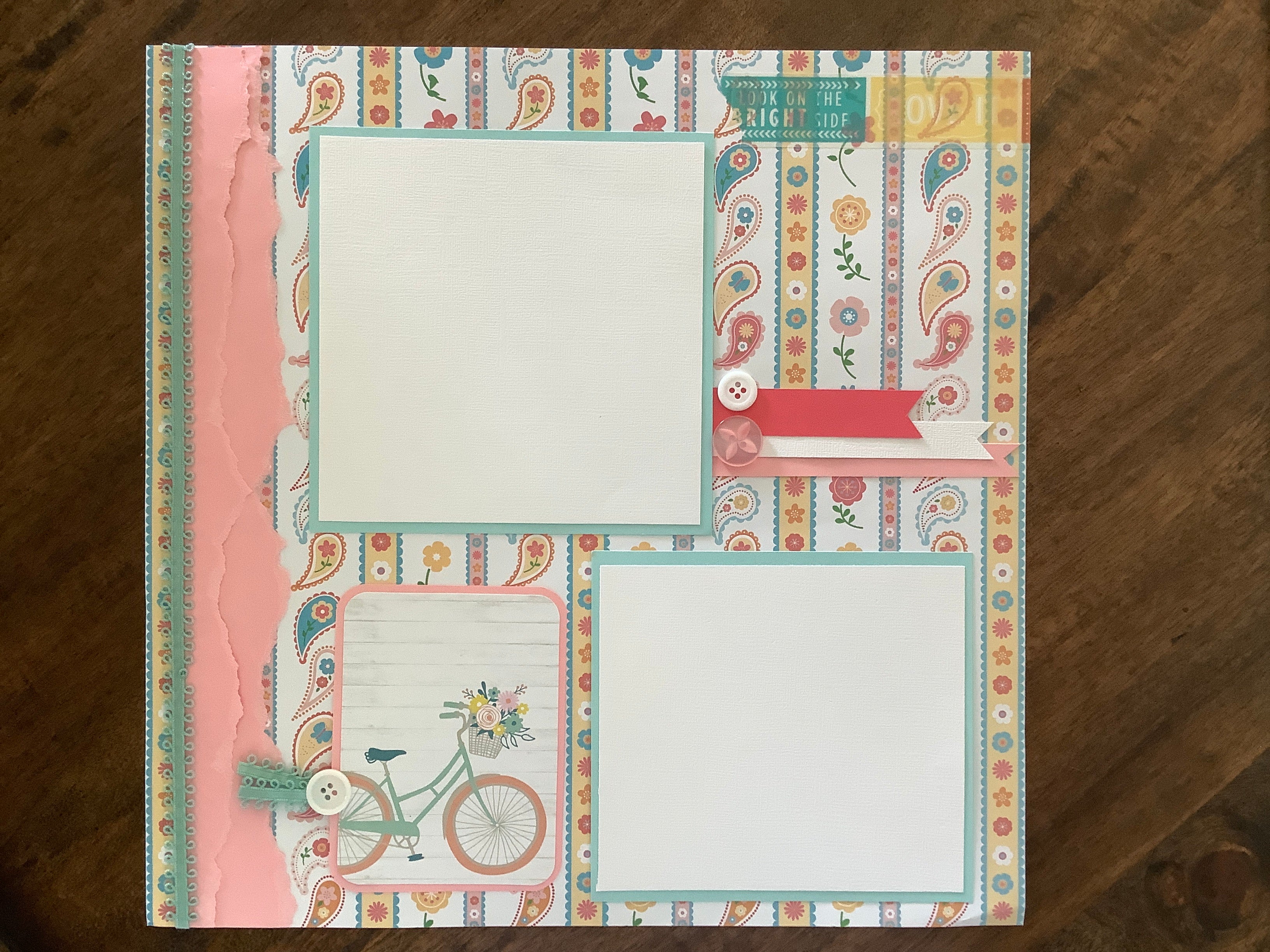 Premade Scrapbook Pages