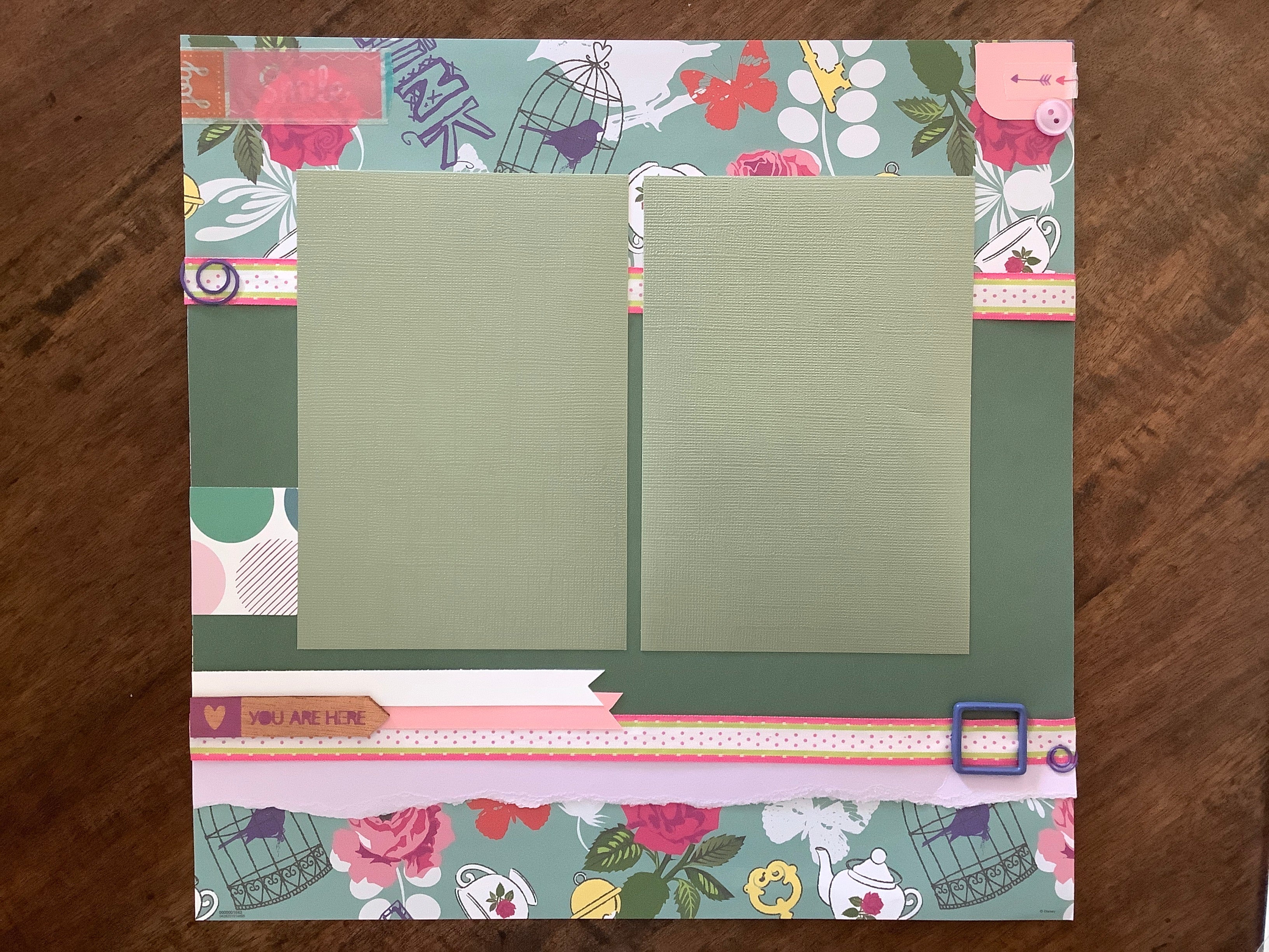 Premade Scrapbook Pages