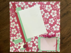 Premade Scrapbook Pages