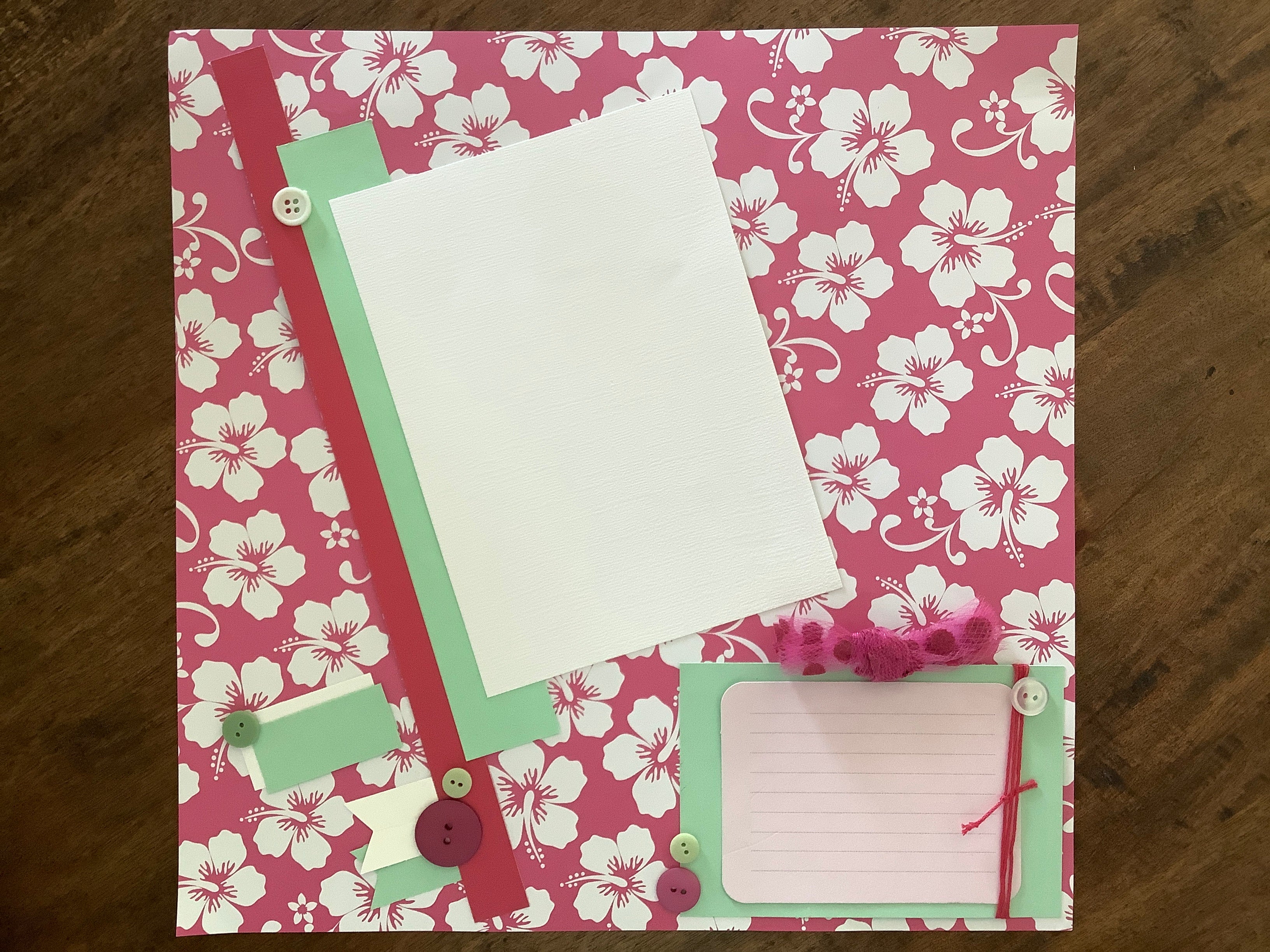 Premade Scrapbook Pages