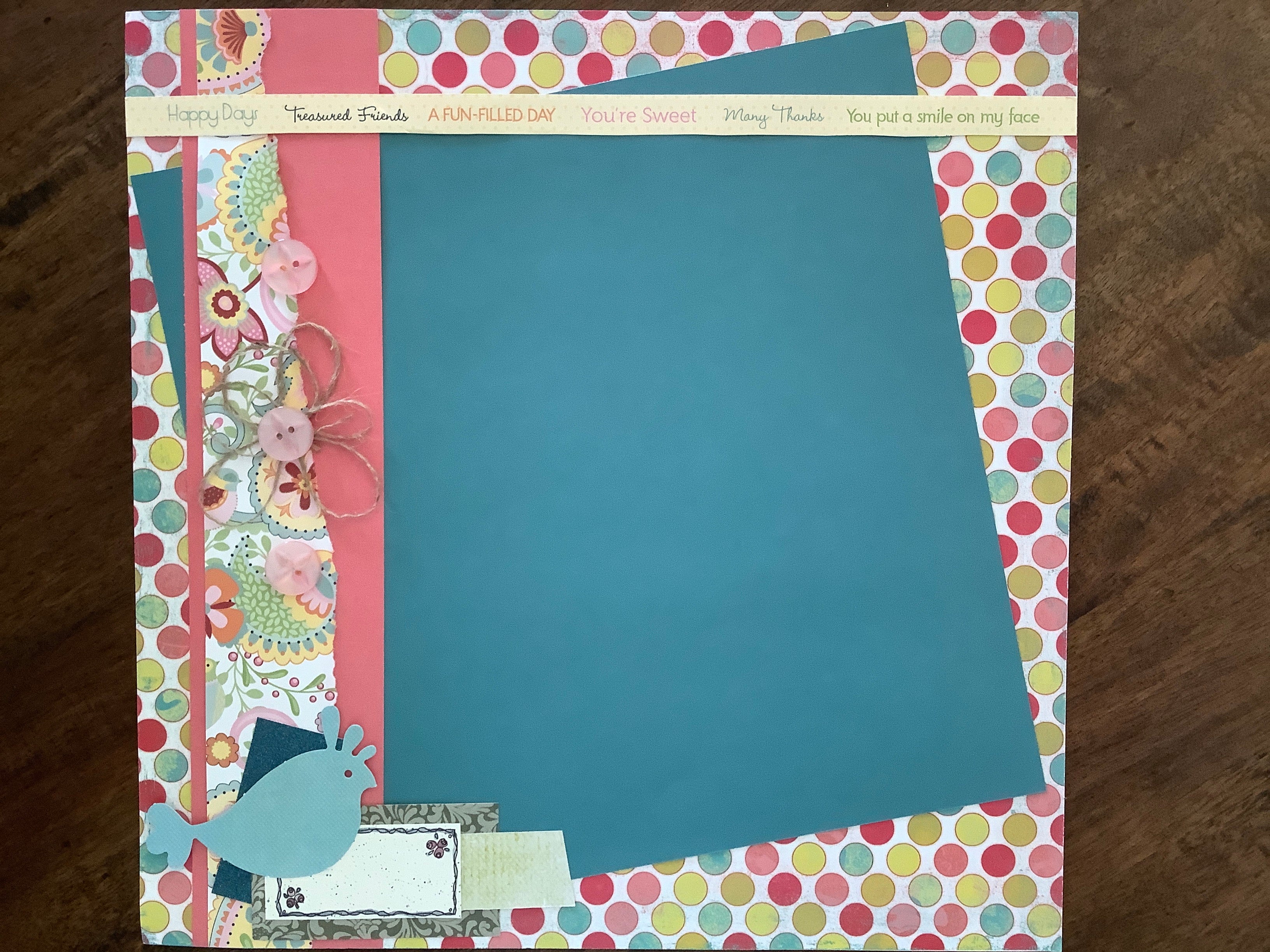 Premade Scrapbook Pages