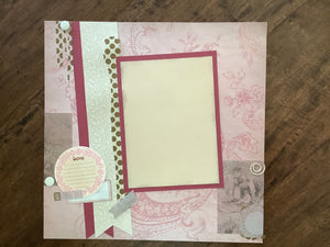 Premade Scrapbook Pages