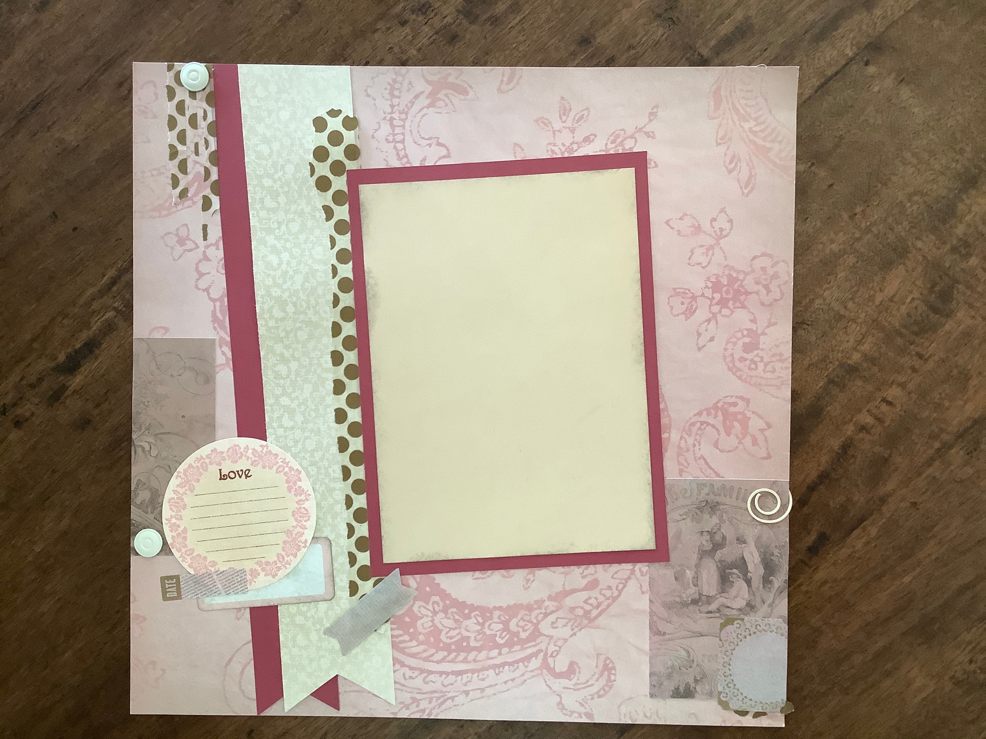 Premade Scrapbook Pages