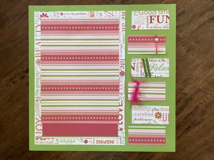 Premade Scrapbook Pages