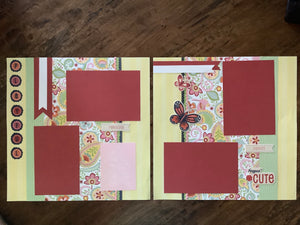 Premade Scrapbook Pages