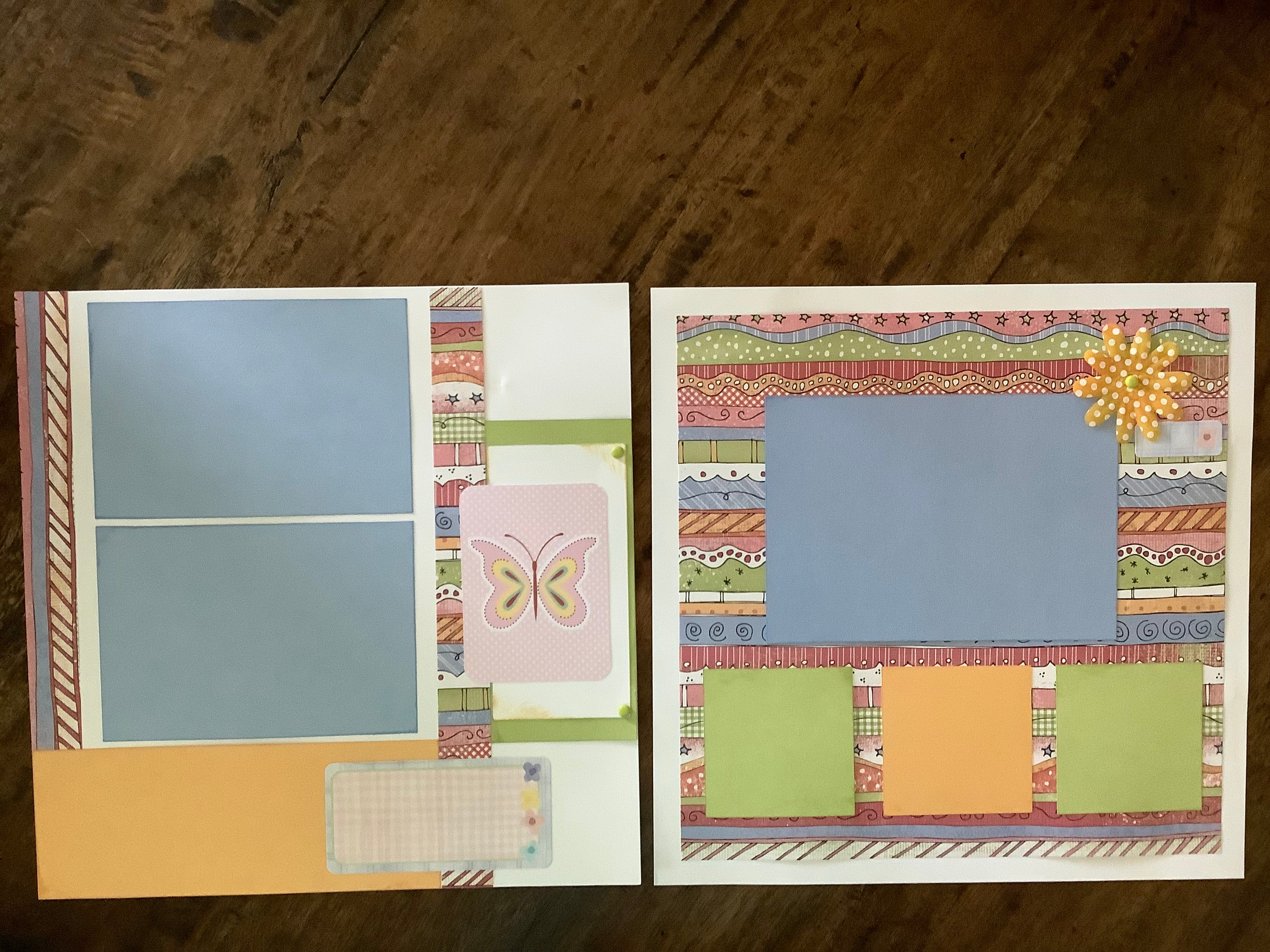 Premade Scrapbook Pages