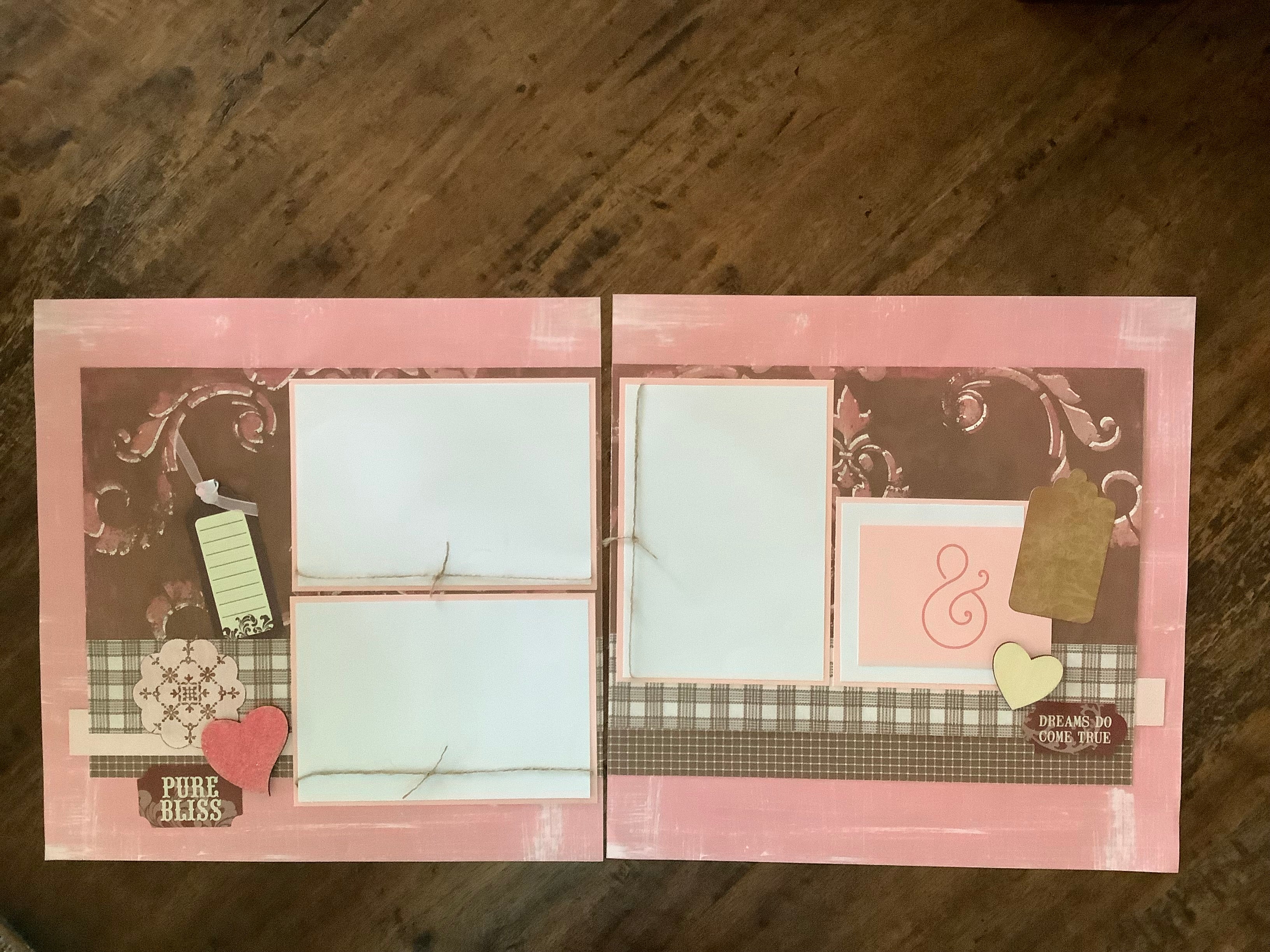 Premade Scrapbook Pages