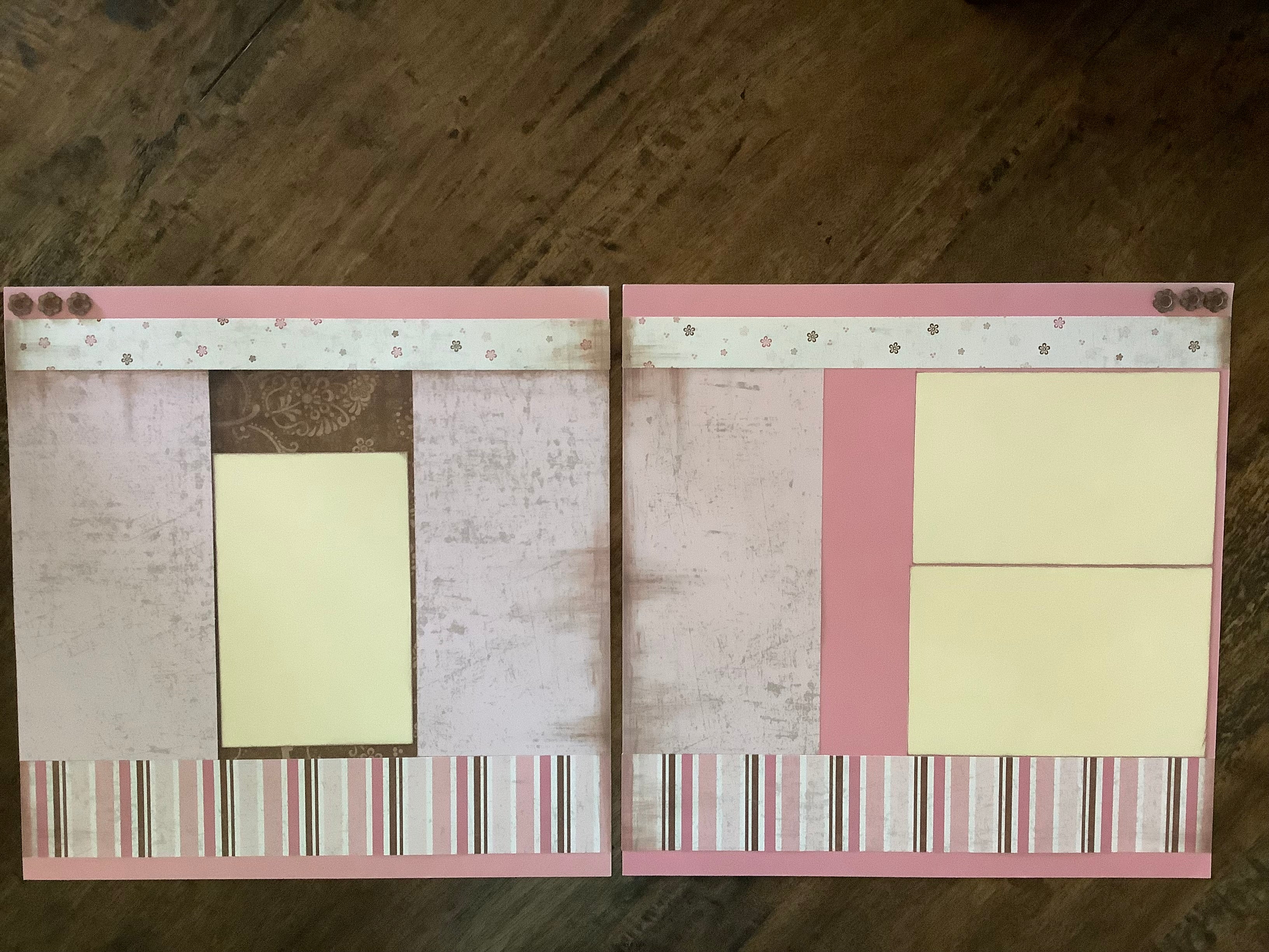 Premade Scrapbook Pages