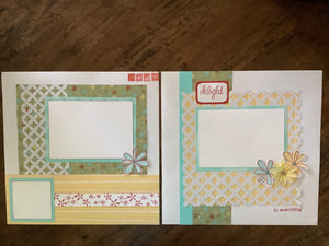Premade Scrapbook Pages