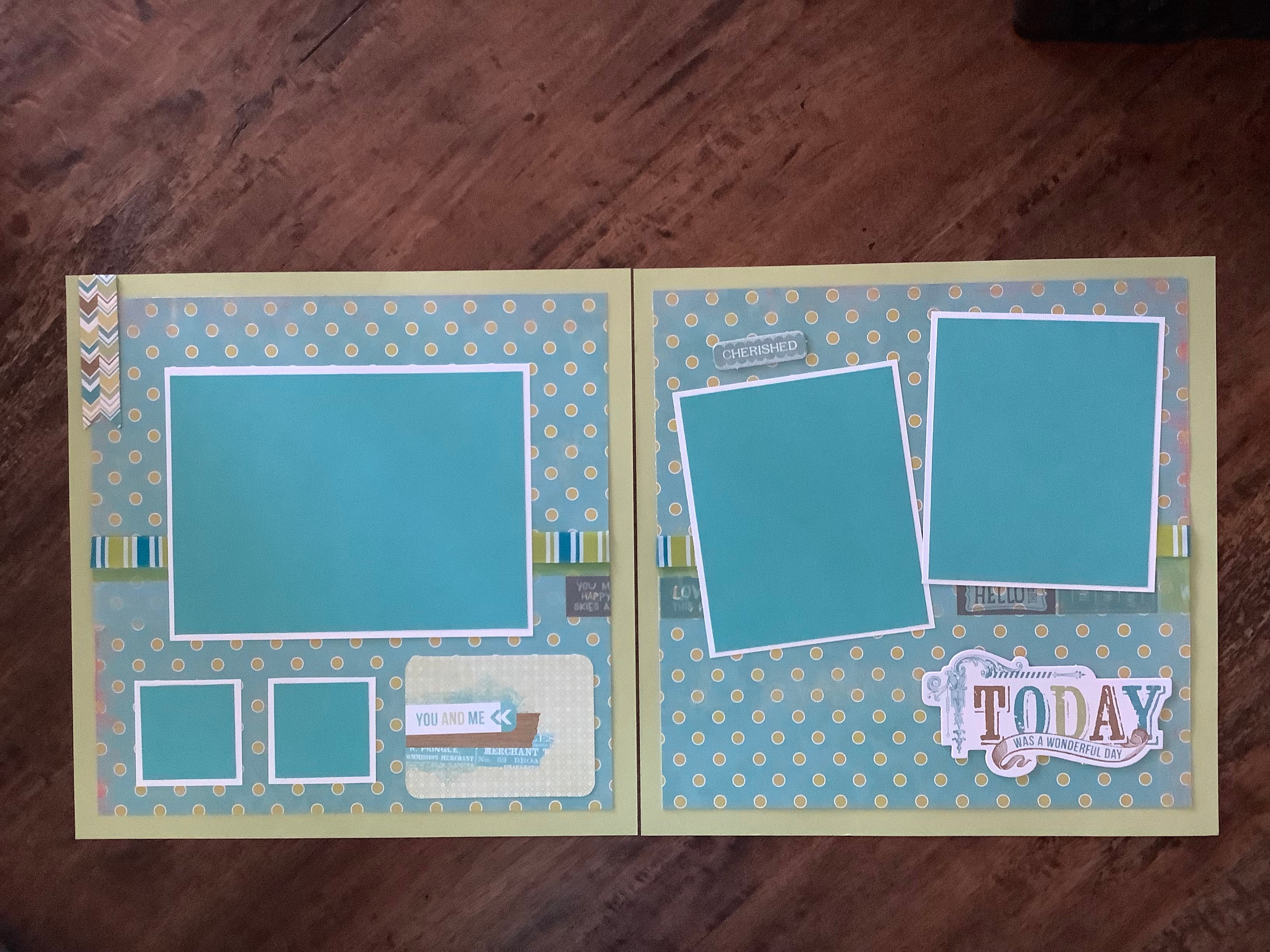 Premade Scrapbook Pages