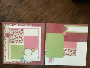 Premade Scrapbook Pages