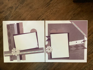 Premade Scrapbook Pages