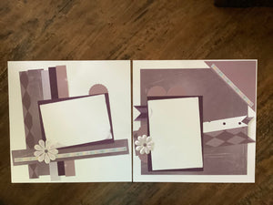 Premade Scrapbook Pages