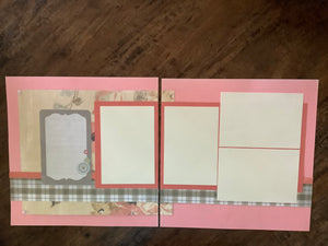 Premade Scrapbook Pages