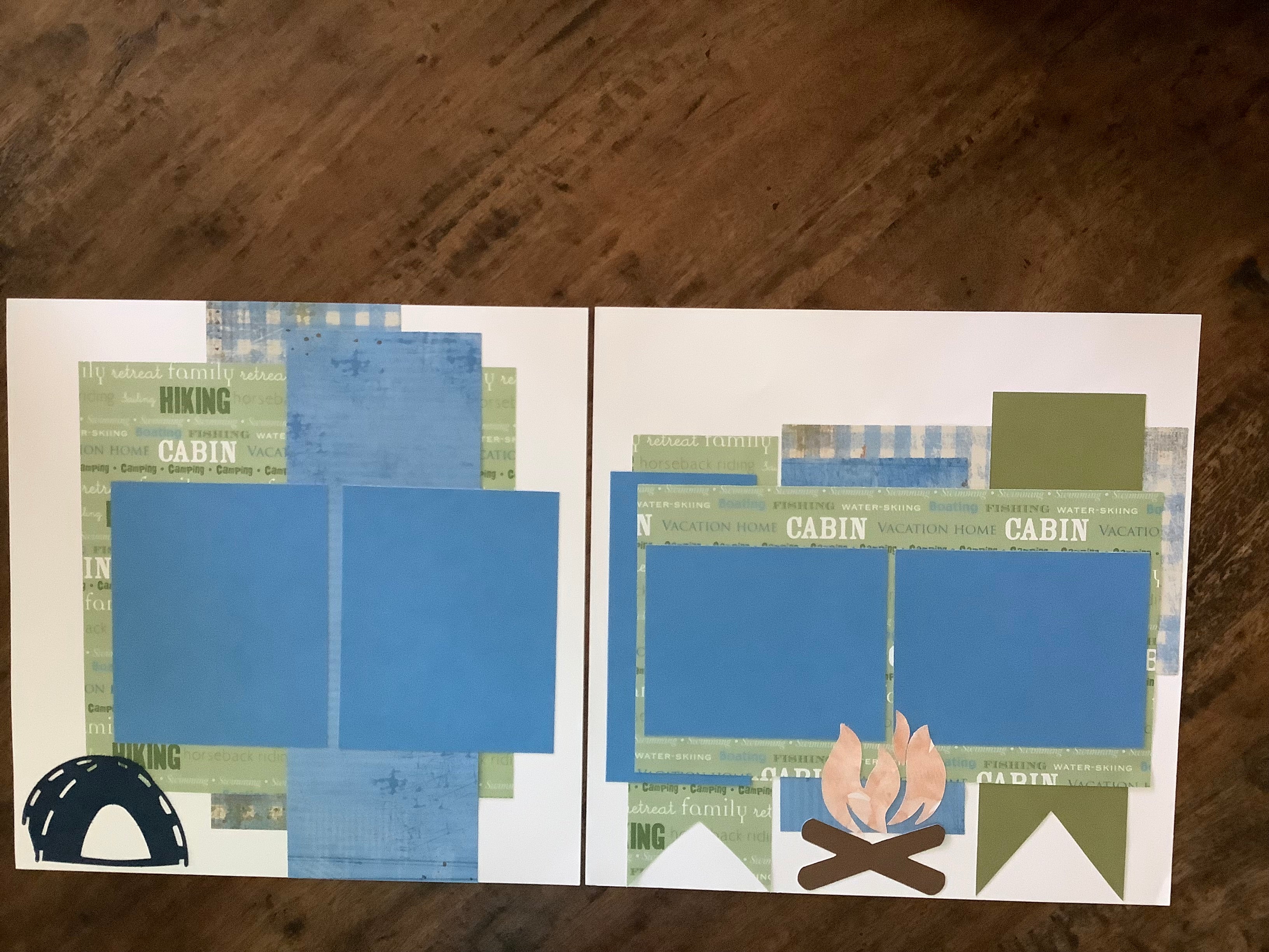 Premade Scrapbook Pages