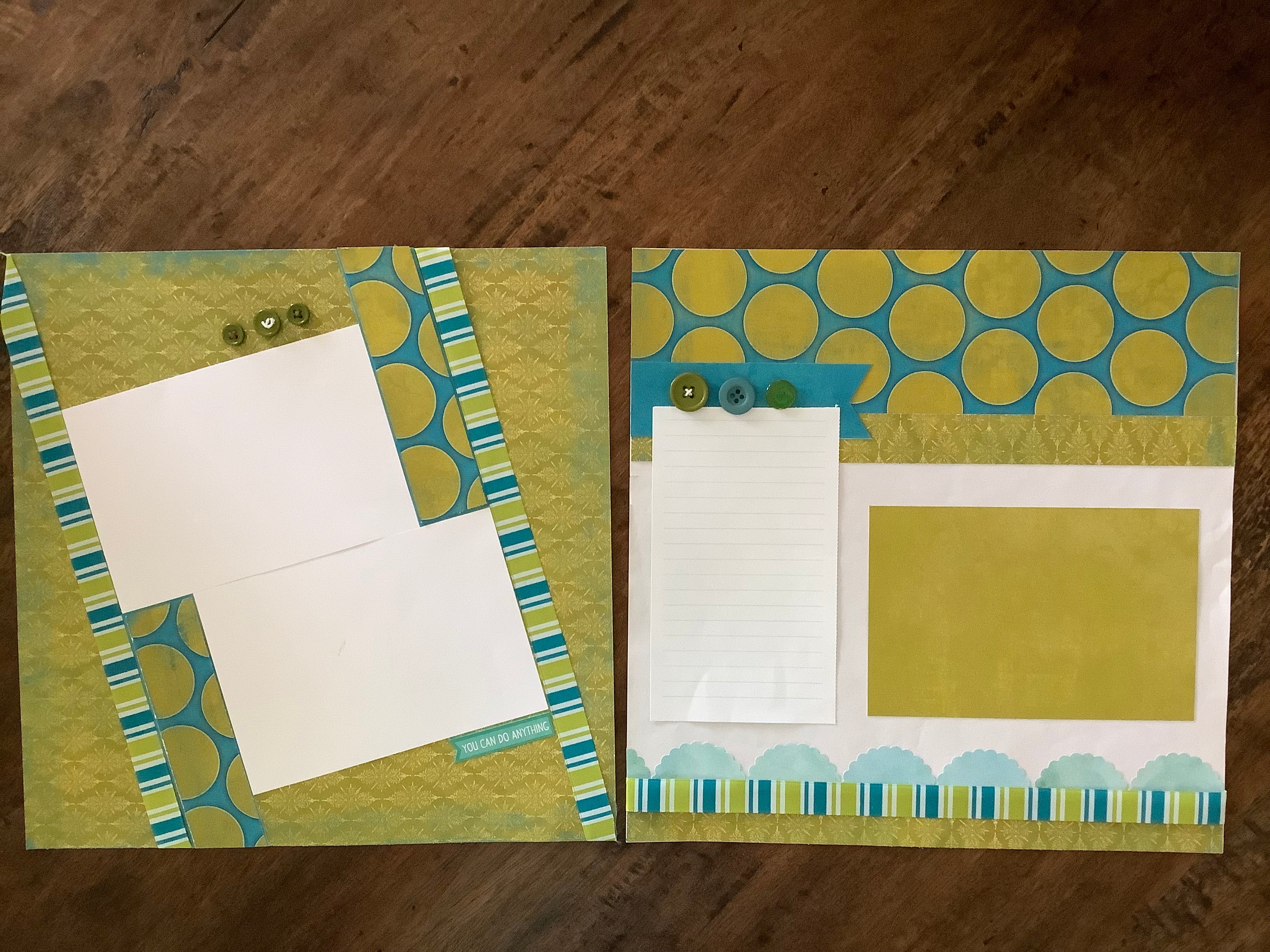 Premade Scrapbook Pages