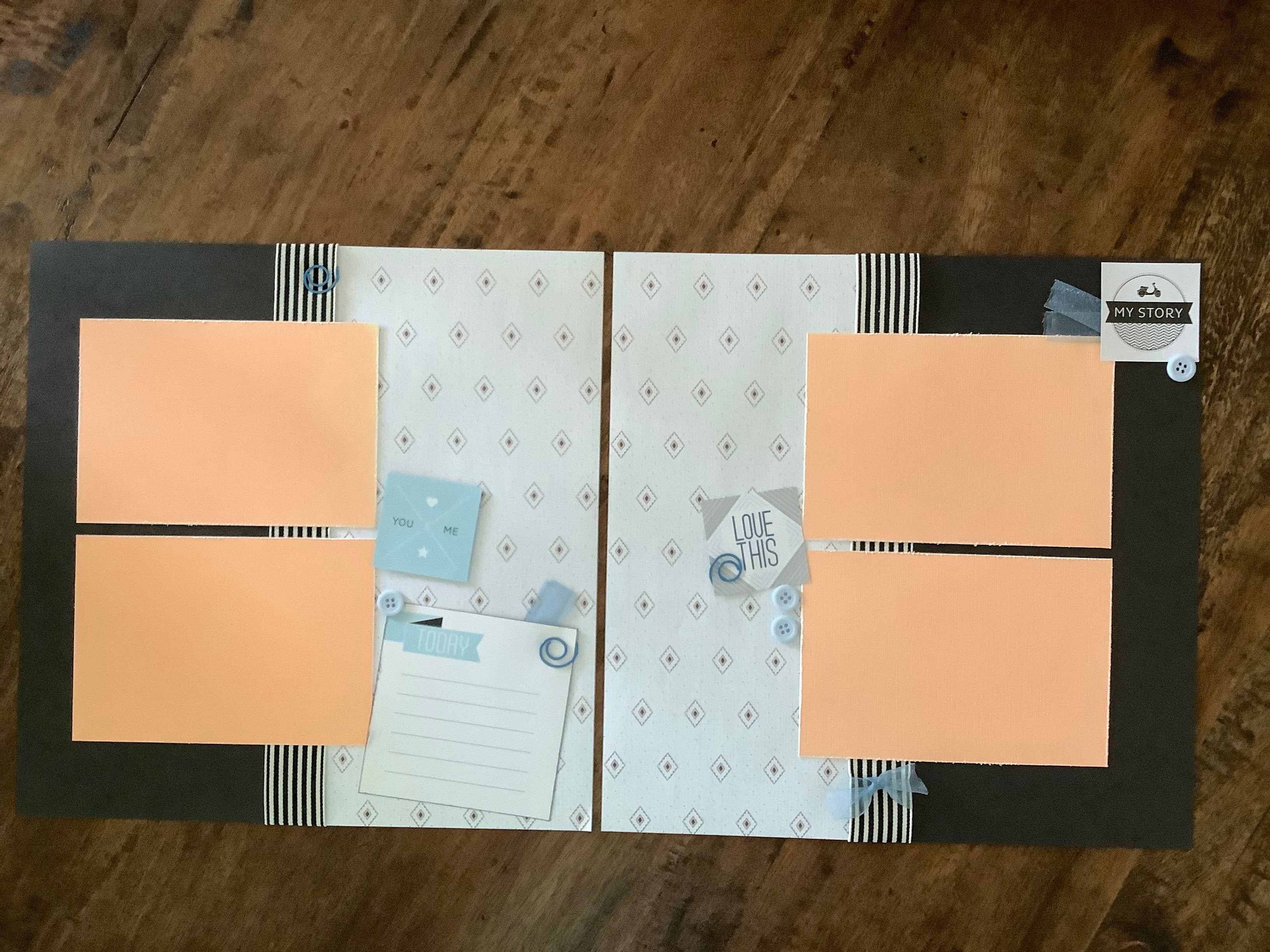 Premade Scrapbook Pages