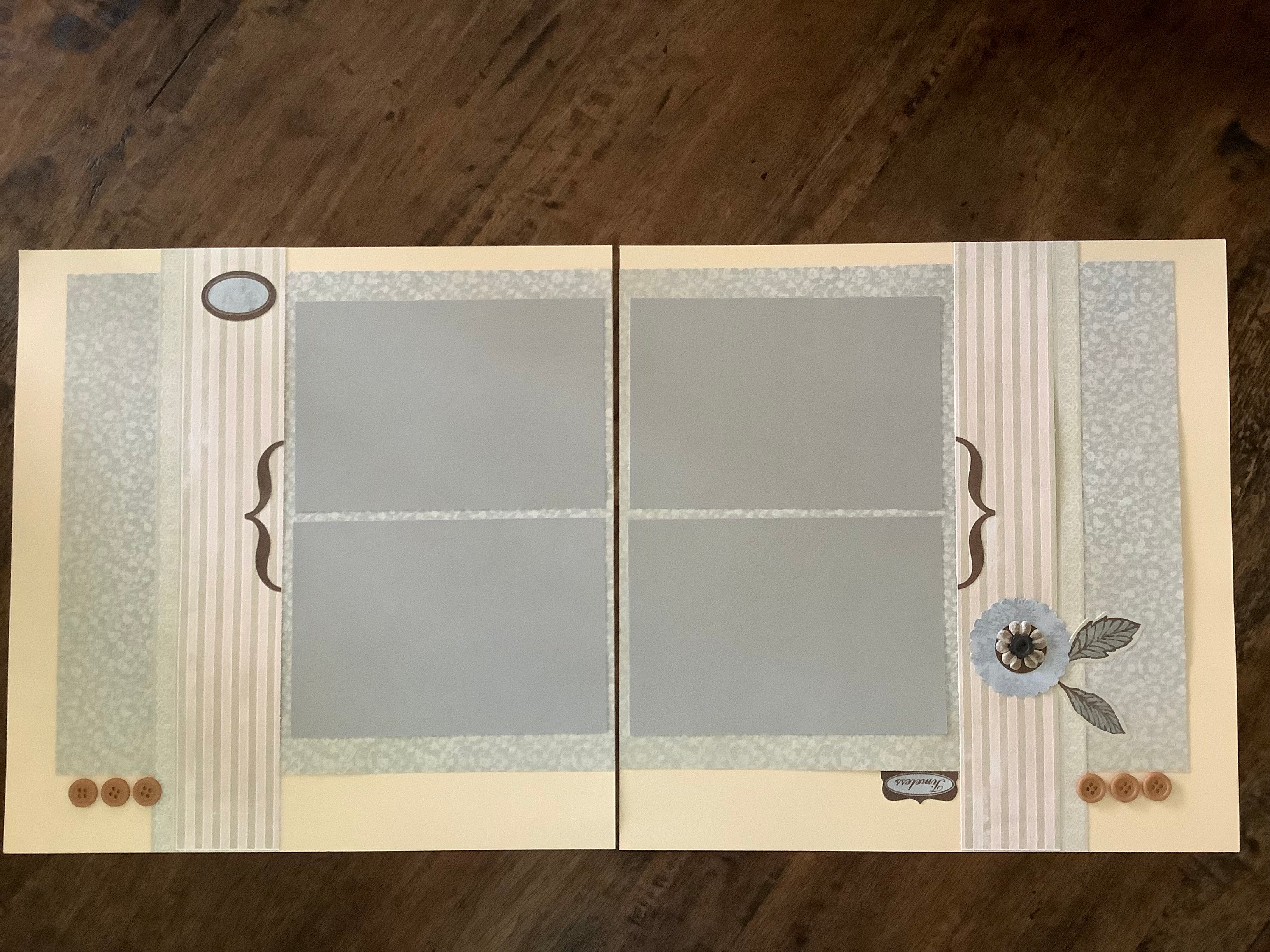 Premade Scrapbook Pages