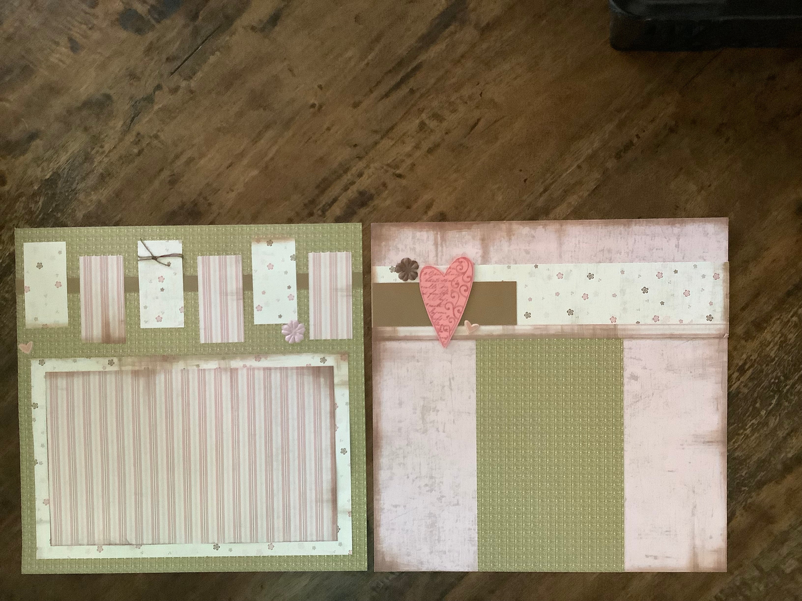 Premade Scrapbook Pages