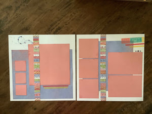 Premade Scrapbook Pages