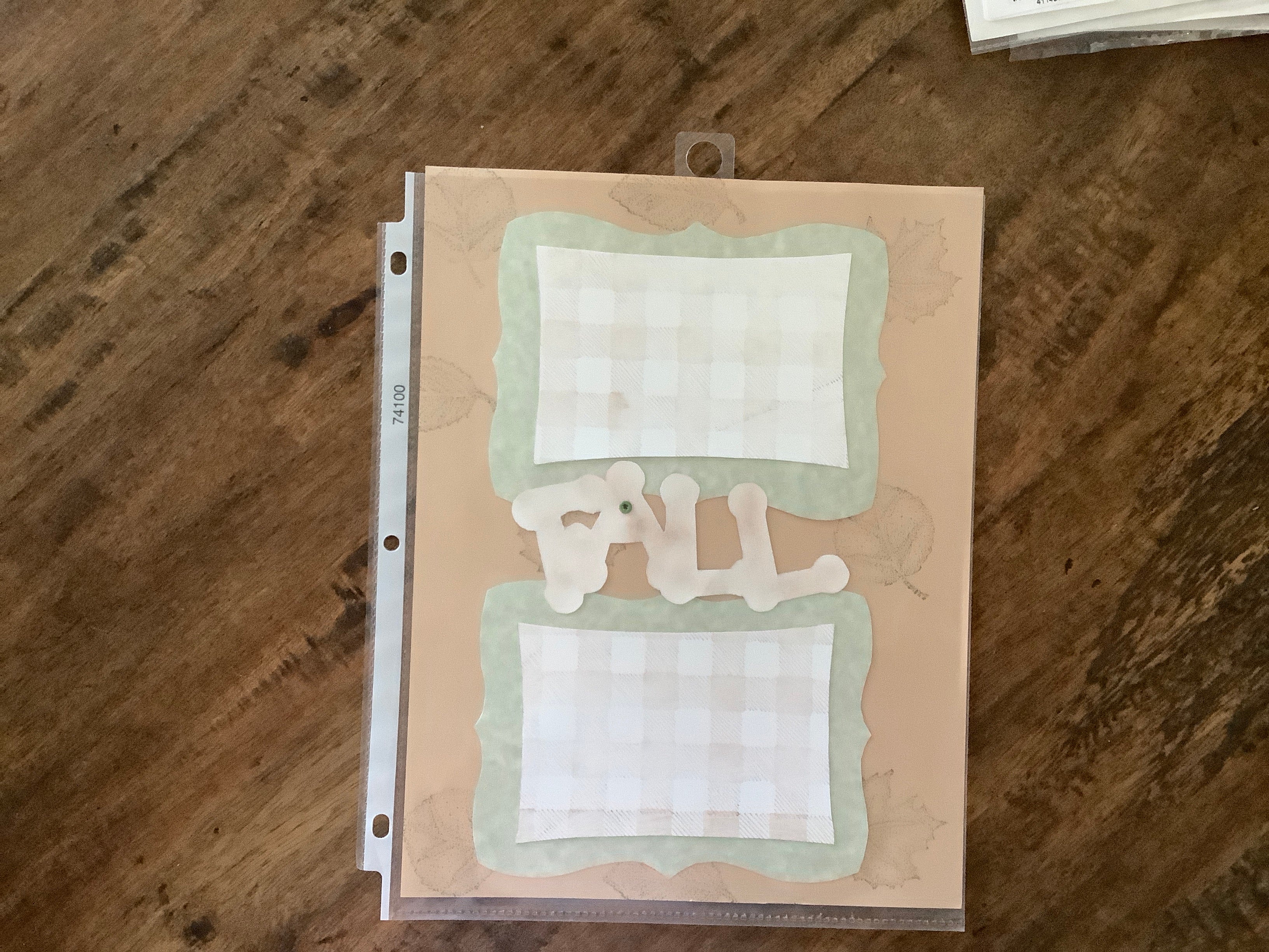 Premade Scrapbook Pages