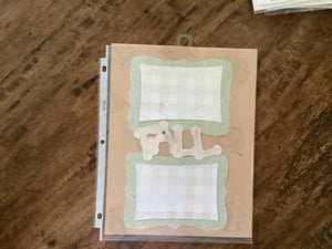 Premade Scrapbook Pages