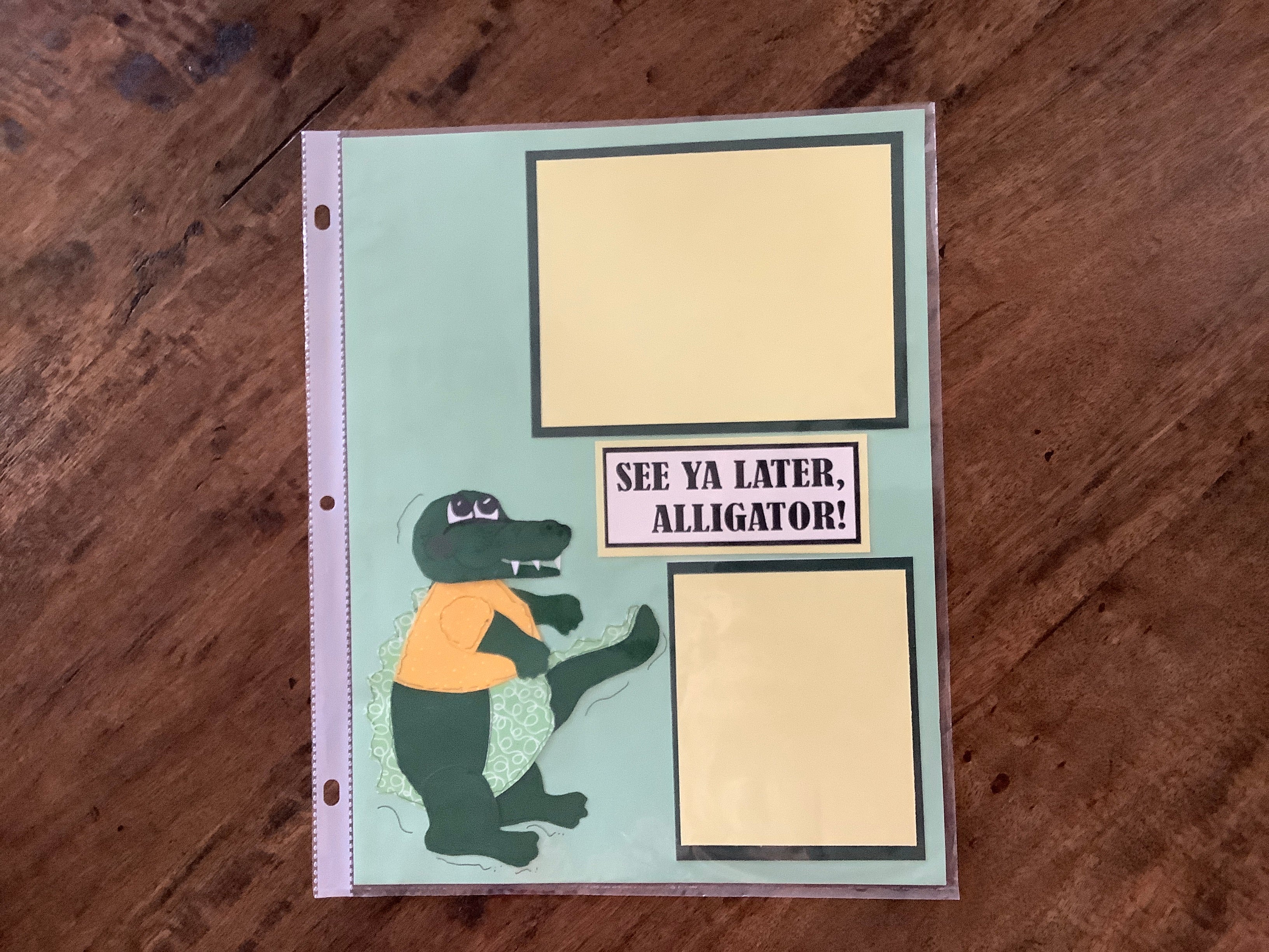 Premade Scrapbook Pages