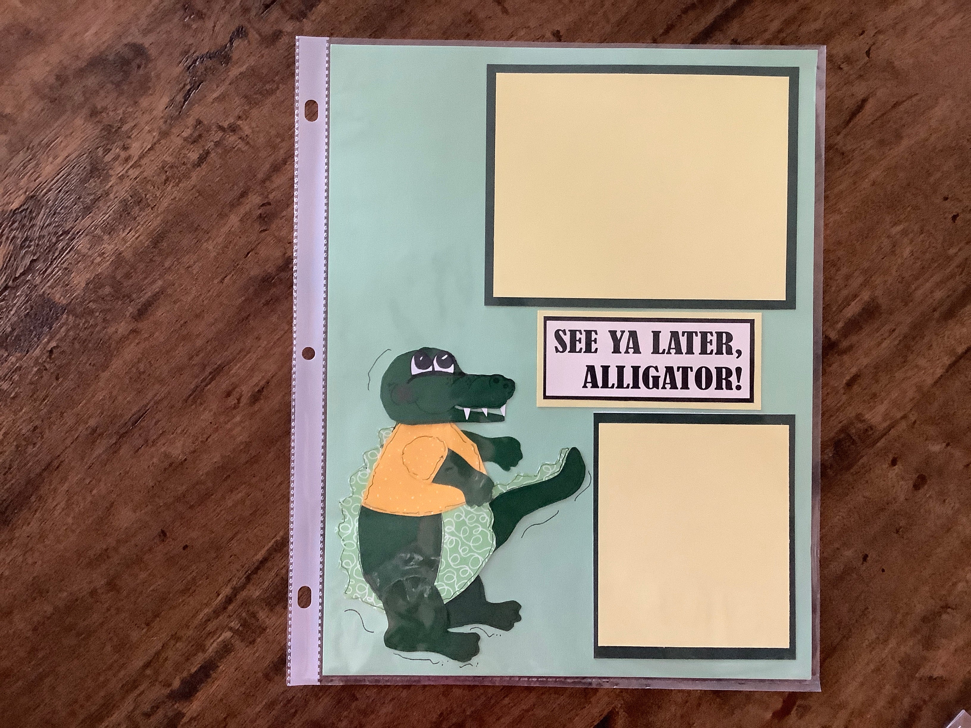 Premade Scrapbook Pages