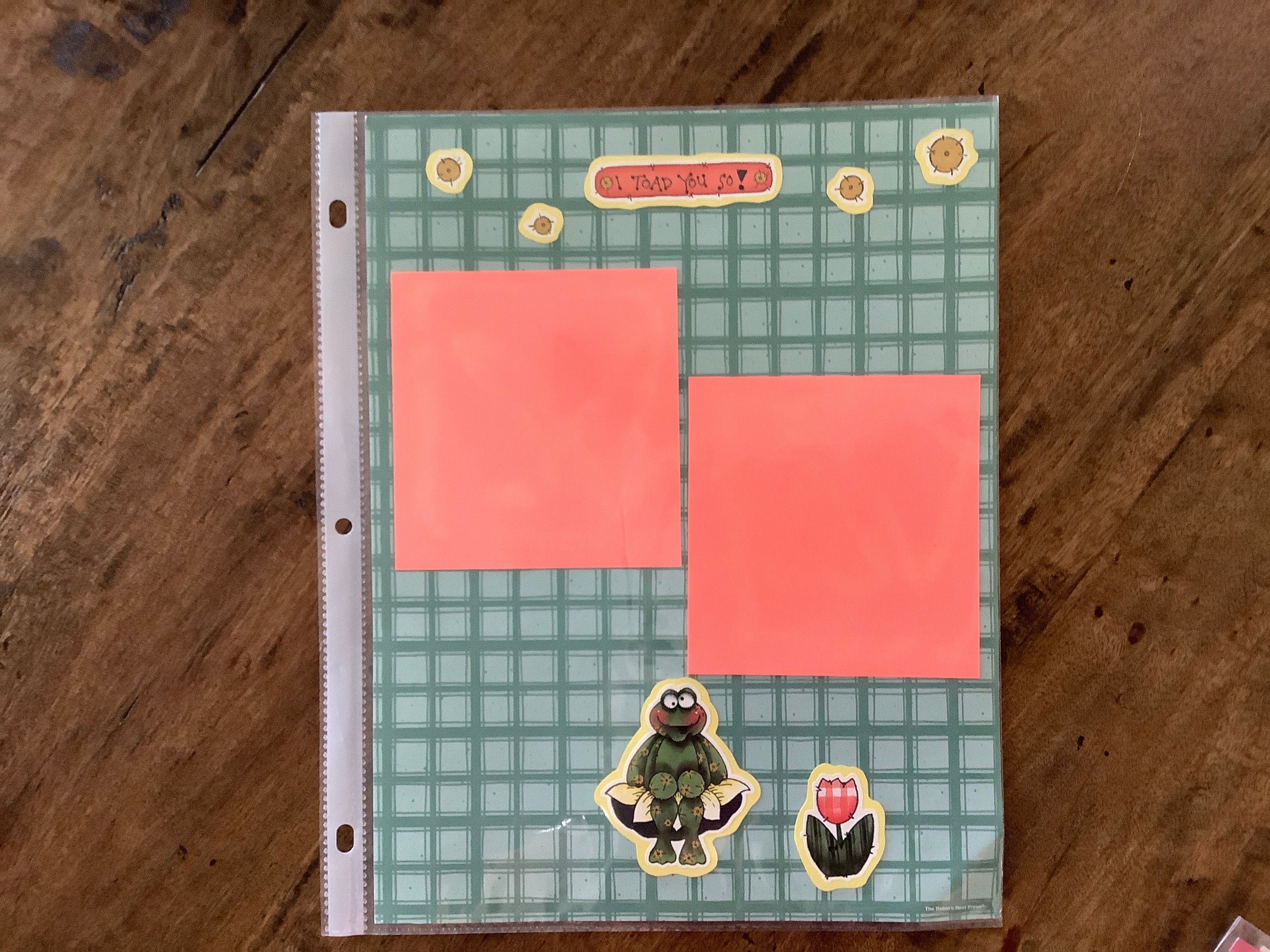Premade Scrapbook Pages