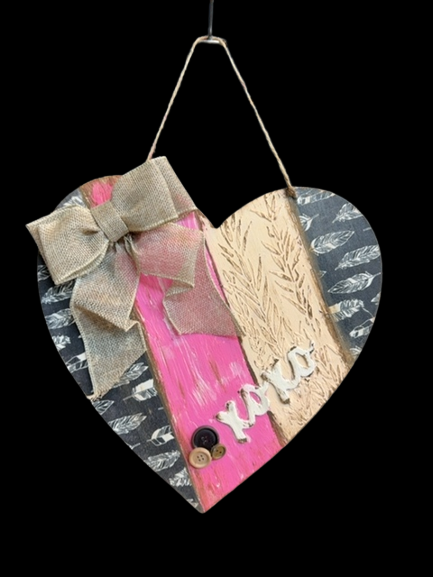 Hanging xoxo heart