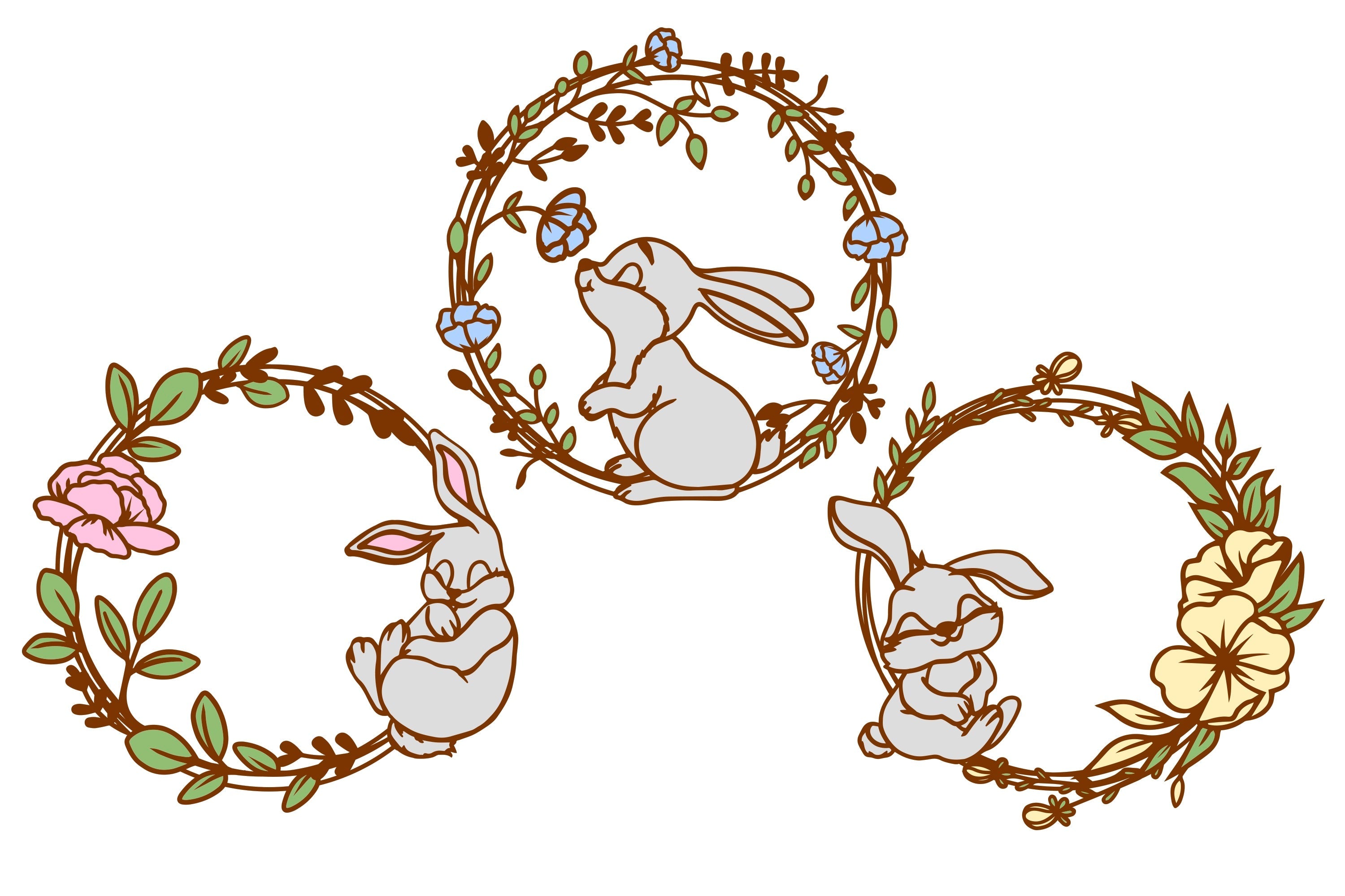 EASTER LAYERED WREATH